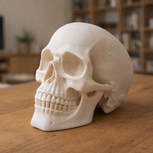 Full Size Skull in White or Black
