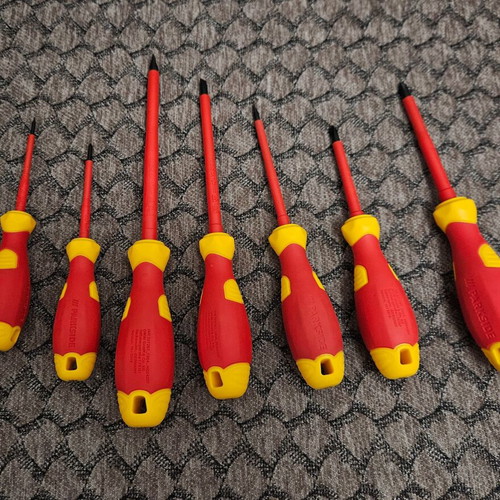 Parkside VDE Set of 7 Screwdrivers New