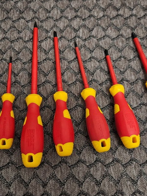 Parkside VDE Set of 7 Screwdrivers New