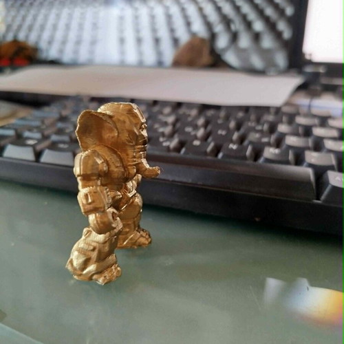 Elephant Rambo Gold Edition collectible figure new