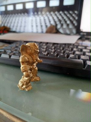 Elephant Rambo Gold Edition collectible figure new