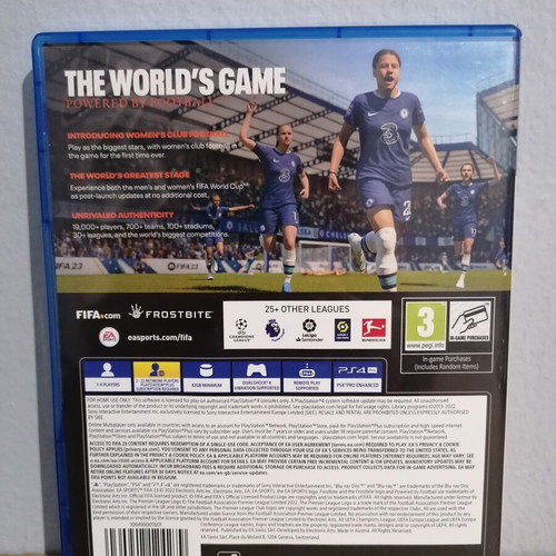 FIFA 23 PS4 case used, without game