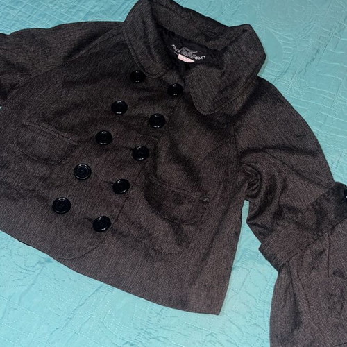 Thesis vintage cropped jacket with bell sleeves, large