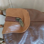 Accessorize handheld bag used, brown