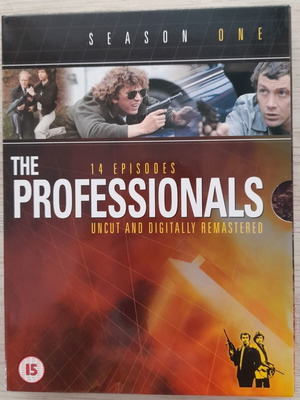 The Professionals DVD used, 4 seasons set without Greek subtitles