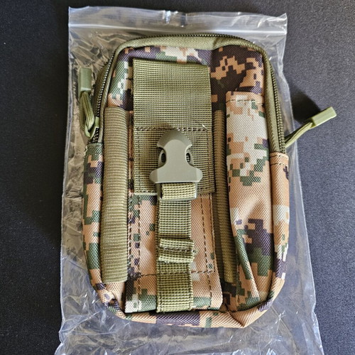 Tactical Molle τσαντάκι μέσης καινούργιο, αδιάβροχο με θήκη για κινητό