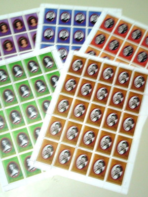 ST. VINCENT 40h WEDDING ANNIVERSARY QUEEN ELIZABETH II & VICTORIA MNH 5 SHEET OF 25 SET MNH