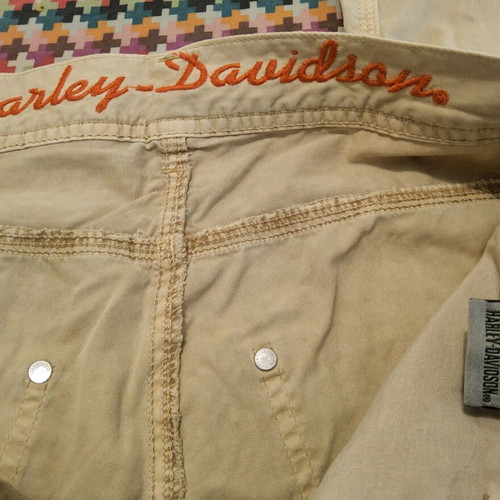 Harley Davidson men's jeans size 30 like new, beige