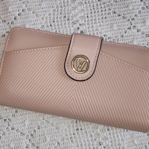 Women's backpack set with gold studs and wallet nude pink new