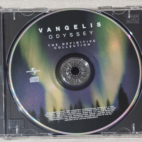 Vangelis Odyssey The Definitive Collection CD like new, electronic