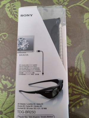 Sony TDG-BR250 active 3D glasses, pack of 2 with case