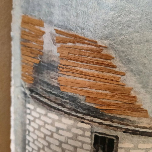 Handmade Keramydi with lighthouse theme and 3D elements