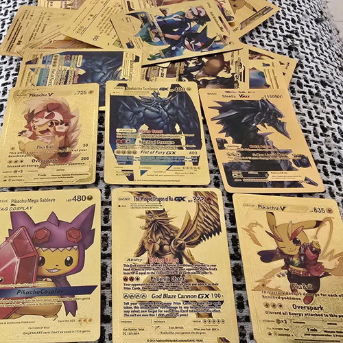Pokémon gold cards like new, pack of 67 with 17 rare