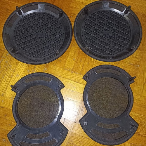 Philips speaker grilles used, large subwoofer