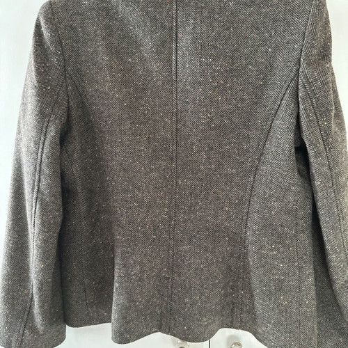 Winter women's jacket size 48 used, brown with speckles