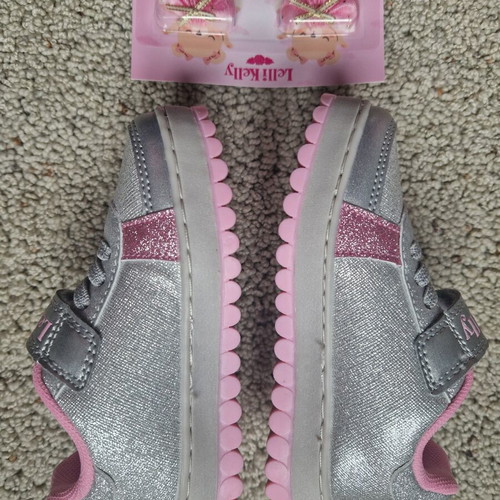 Lelli Kelly shoes size 25 with light and sound, new, pink and silver