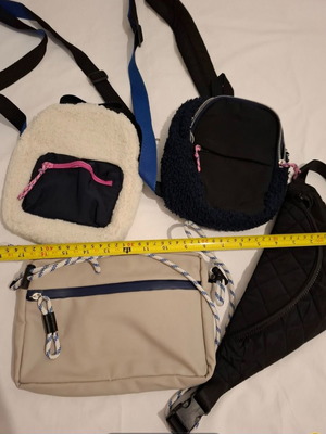 Various bags like new, black and beige