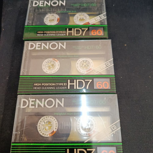 Κασέτες ήχου Denon HD7 60 πακέτο 3 σαν καινούργιες
