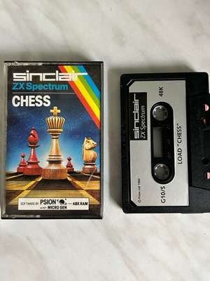 Spectrum ZX Chess cassette used in good condition