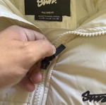 STWD Puffer Jacket, white, size L, Pull & Bear