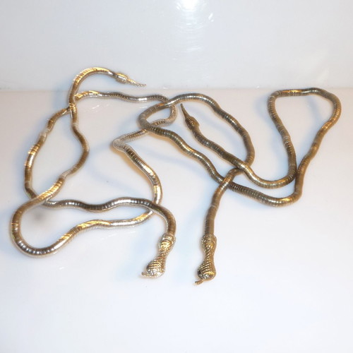 Snake necklace set like new, sold together