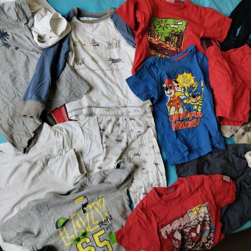 Children's clothes used, size 3-4 years, pack of 22 pieces