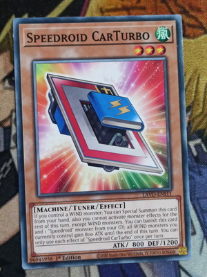 Speedroid Car Turbo ефектна карта Yu-Gi-Oh!