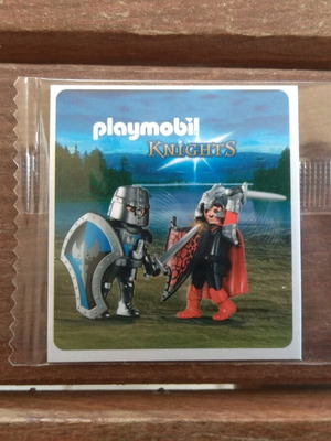 Συλλεκτικό αυτοκόλλητο Playmobil Knights καινούργιο