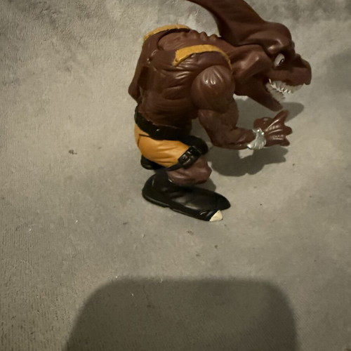 Mattel Street Sharks Extreme Dinosaurs Bullzeye 5" Action Figure used