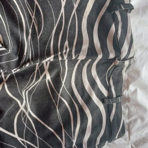 Guess women's animal print zebra pants used, size medium