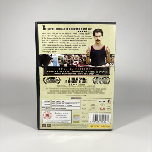 Borat DVD like new with English subtitles