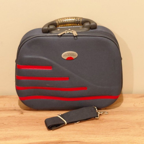 Beauty case blue Goldenbell used