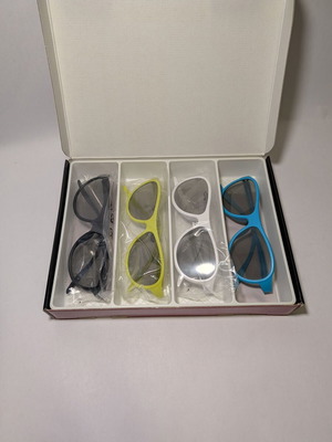 LG 3D Glasses AG-F315 Party Pack like new, set of 4