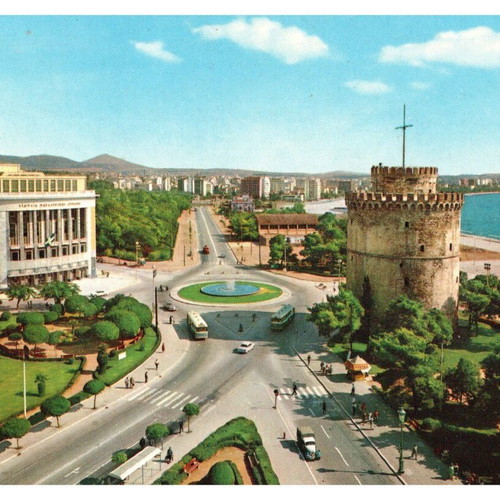 Postcards used, pack of 10, 1965-80