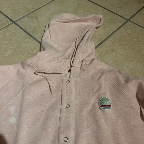 FCUK hooded cardigan used, pink, size S