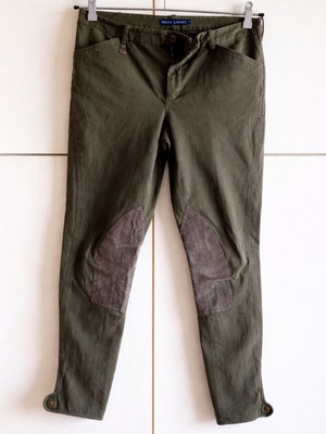 Παντελόνι Ralph Lauren country style μεταχειρισμένο, με σουέντ λεπτομέρειες, μέγεθος US 10