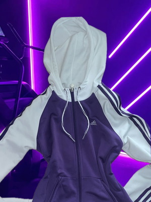 Adidas jacket purple in like new condition