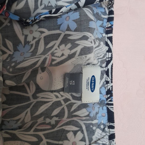 Old Navy dress spaghetti strap used, size XS, bird print