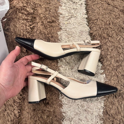 Women’s platform sandals new, size 40, black and beige
