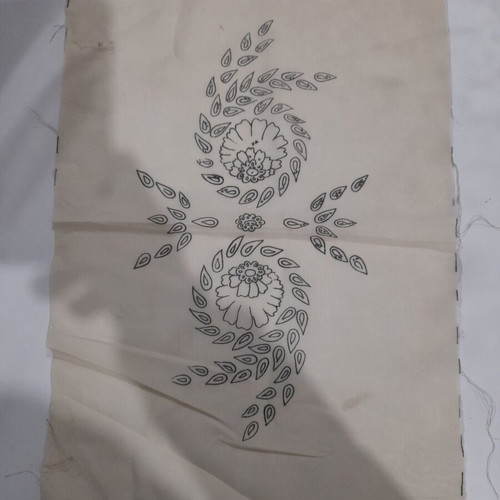 Discokpano used embroidery canvas with anevato or Byzantine, 42 cm
