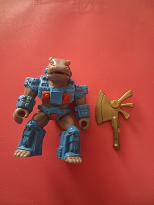 American Hippo Warrior figure with weapon used
