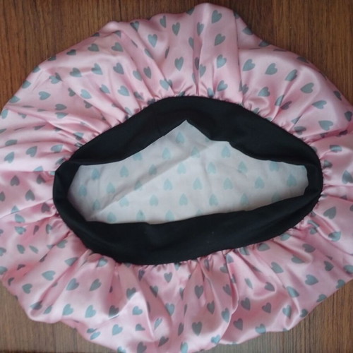 Hair bonnet pink girls new