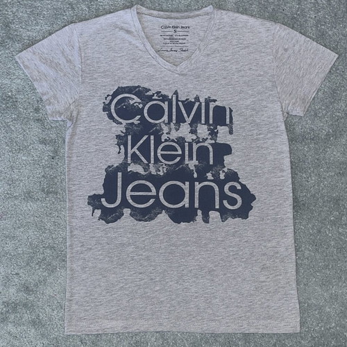 Calvin Klein Jeans T-shirt Size S Grey like new