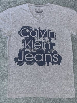 Calvin Klein Jeans T-shirt μέγεθος S γκρι σαν καινούργιο