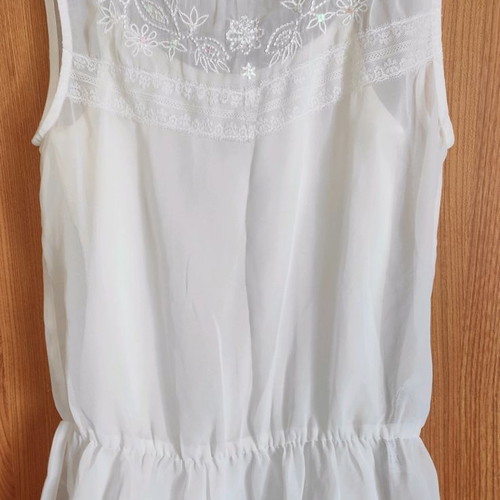 F&F T-shirt for 10-11 years girl new, white, size 140 cm