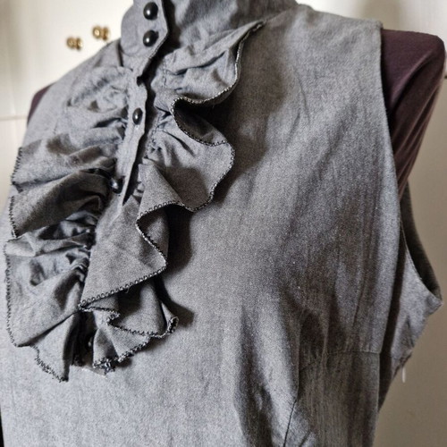 Aggi sleeveless midi dress grey like new L/XL
