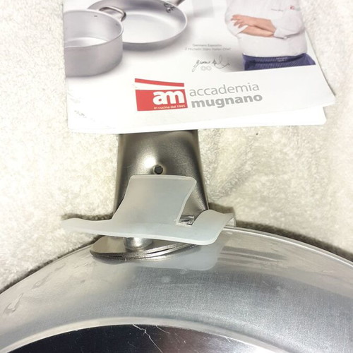 Frying Pan 24 cm Pure Aluminium Made in Italy new
