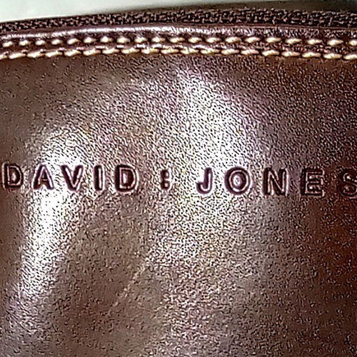 Mini crossbody bag David Jones like new, brown