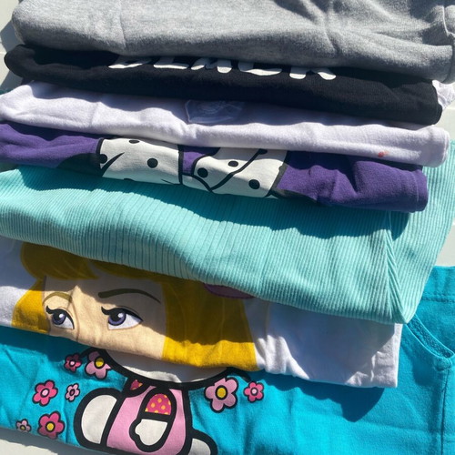 Baby short-sleeve shirts pack of 7 like new, 12-18 months