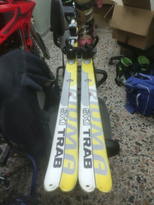 Ski Trab Piuma used alpine skis with Diamir bindings